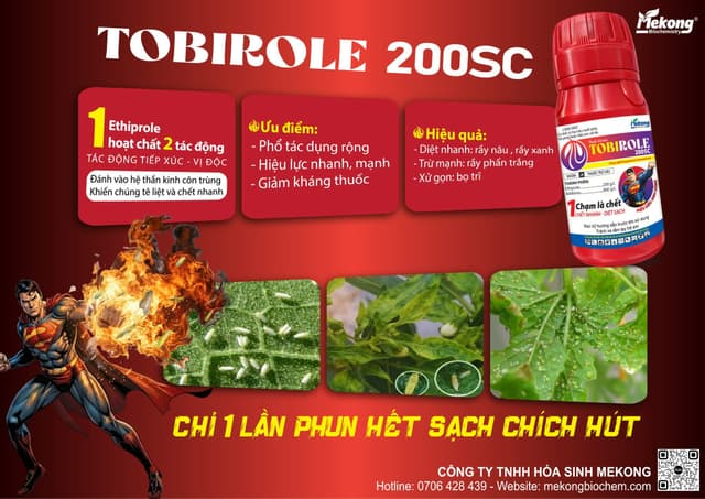 So Sánh Tobirole 200SC Và Peridor 200SC Trên Cơ Sở Khoa Học